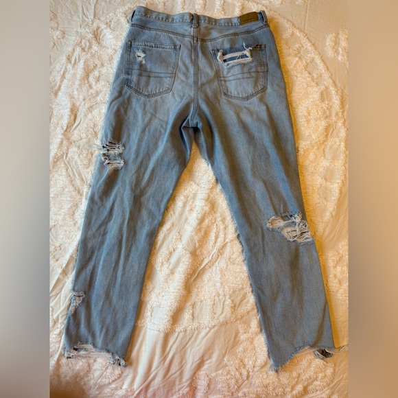 American Eagle Outfitters Blue Skinny Distressed Jeans - Picture 5 of 5